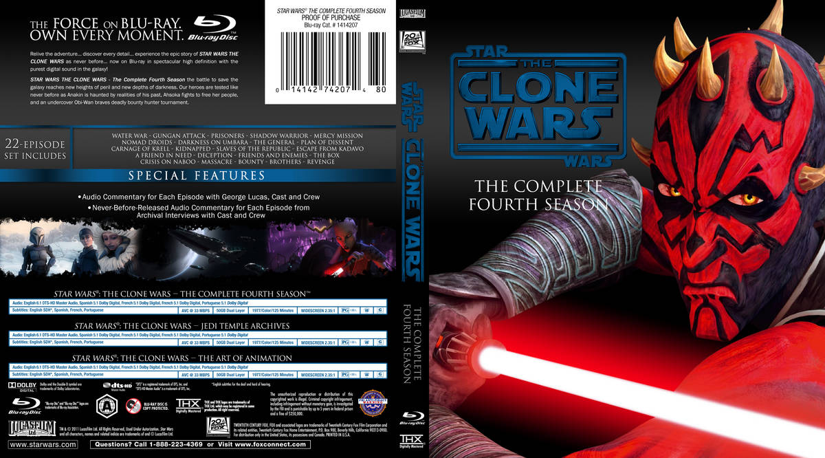 The Clone Wars - Retro THX Blu Ray Cover by TheTome on DeviantArt