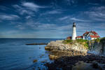 Summers Day At Portland Head Light by sharktankfan