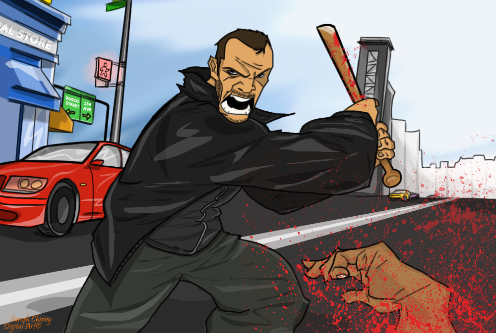 Niko Bellic (according to ai) by SmellyCornwall on DeviantArt