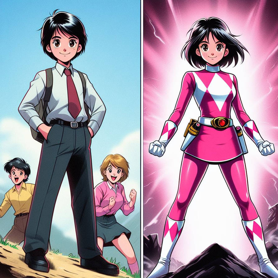Transgender Power Ranger Boy Tg Pink Ranger 11 by Cristianosantosfs on DeviantArt