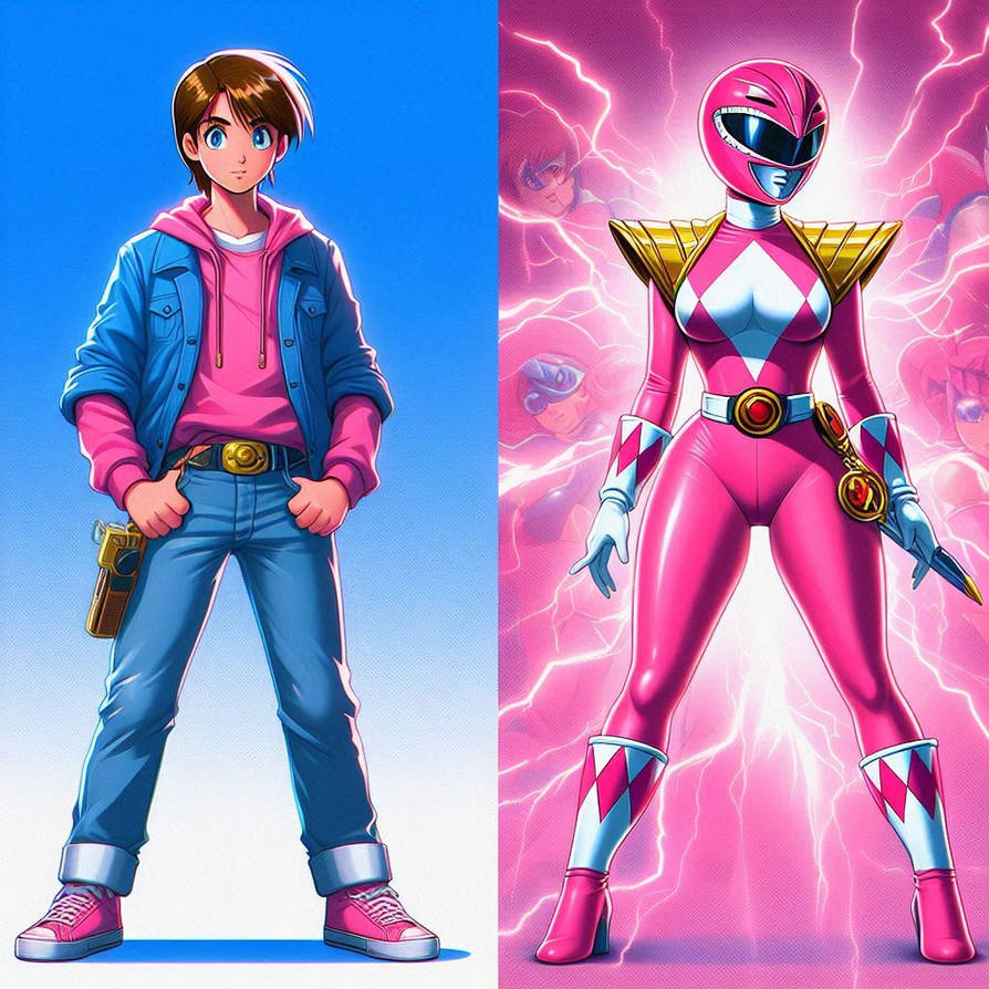 Transgender Power Ranger Boy Tg Pink Ranger 14 by Cristianosantosfs on DeviantArt