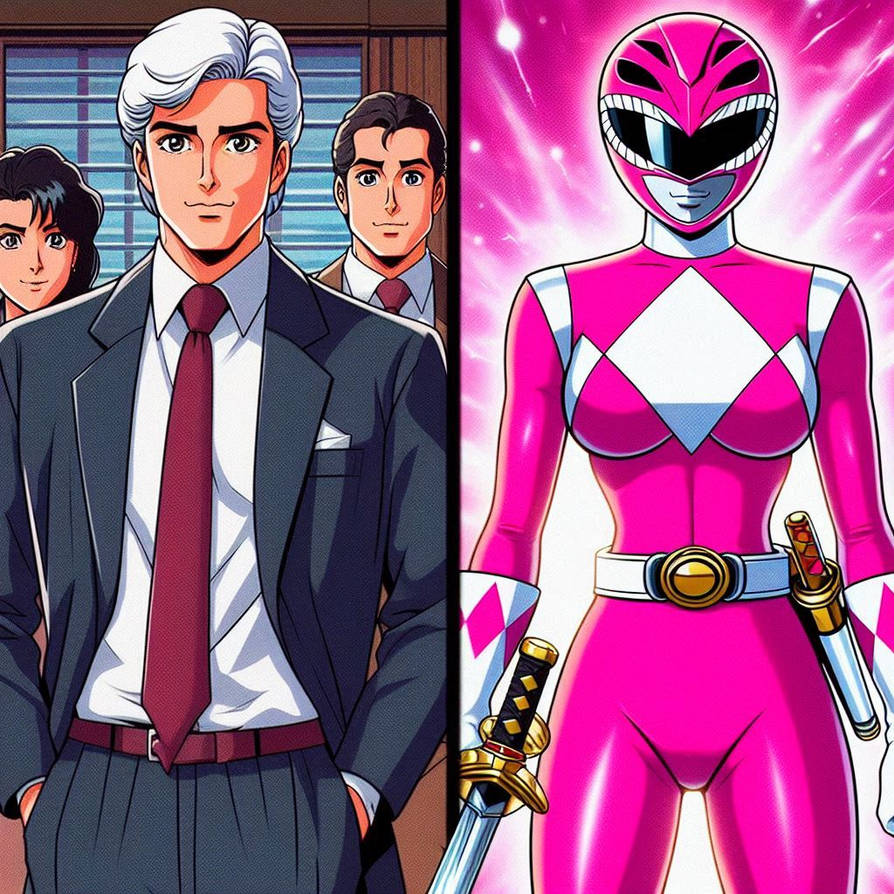 Transgender Power Ranger Man Tg Pink Ranger 1 by Cristianosantosfs on DeviantArt