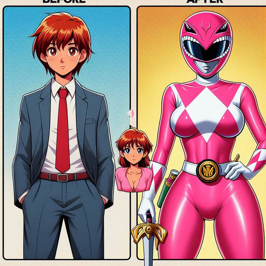 Pink Ranger Tg Boy Tg Pink Ranger 19 by Cristianosantosfs on DeviantArt