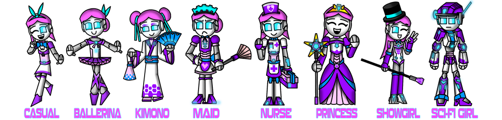 K.T In Different Outfits by henrykhaung on DeviantArt