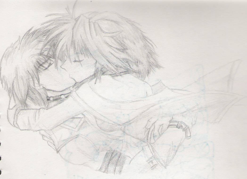 Anime couple by saru mazeru