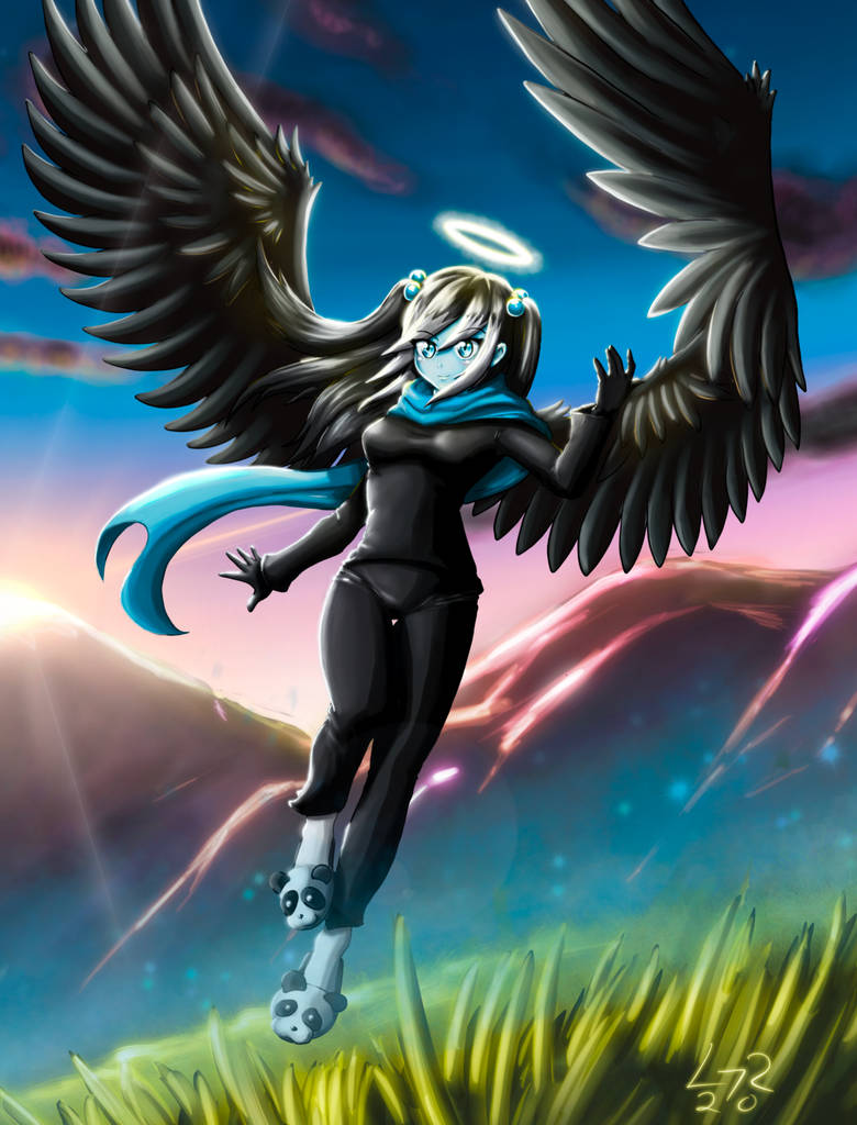 Angel commission I did for a coworker by Huff-The-Dragon on DeviantArt