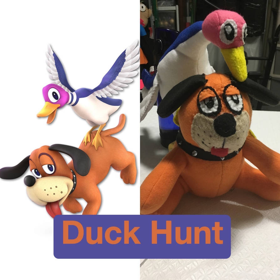 Plush toy comparisons: Duck Hunt by zoomMF2005 on DeviantArt