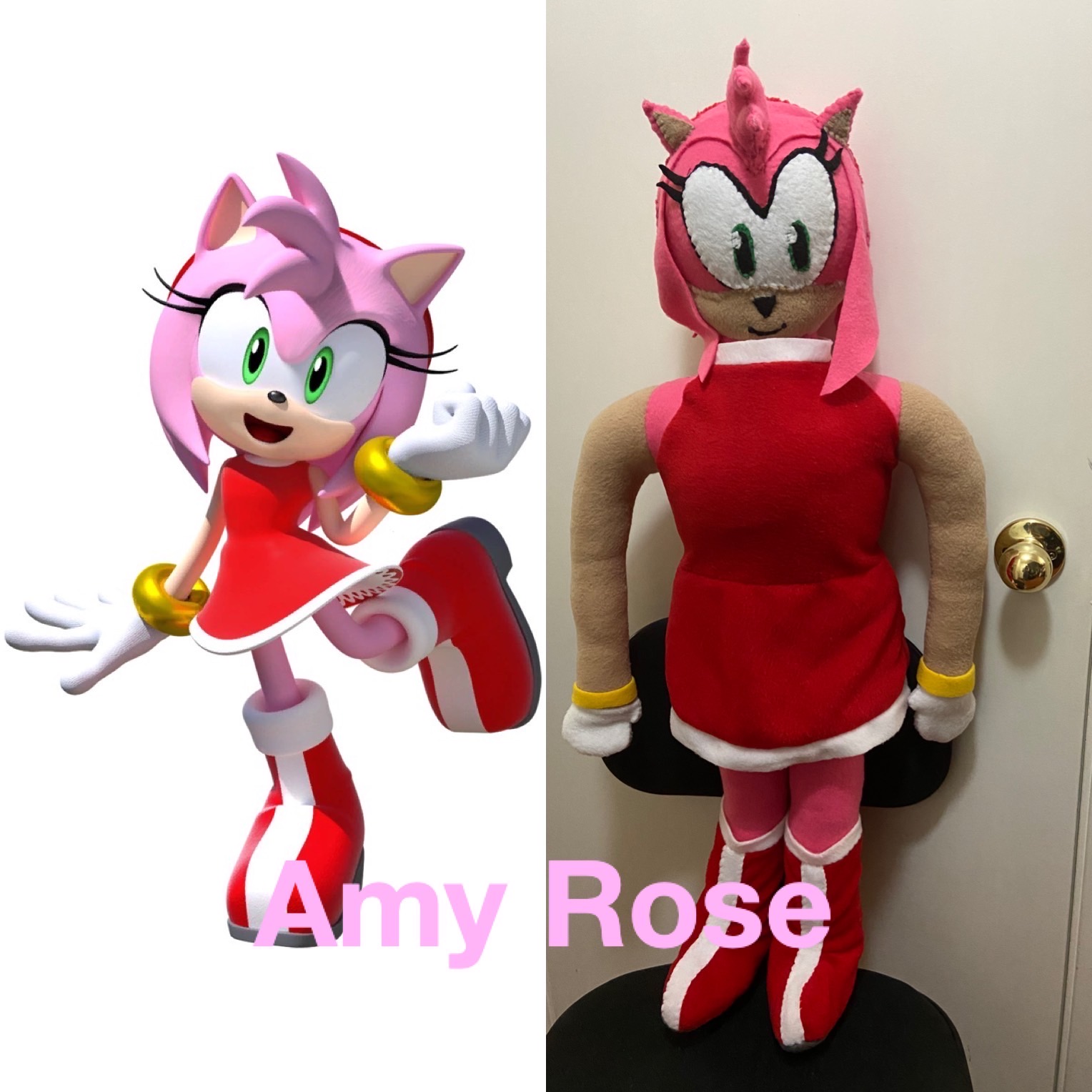 Amy Rose Plush from Sonic Boom 