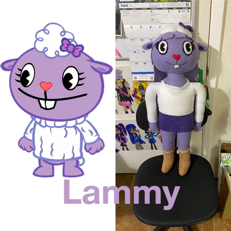 Plush toy comparisons: Lammy by zoomMF2005 on DeviantArt