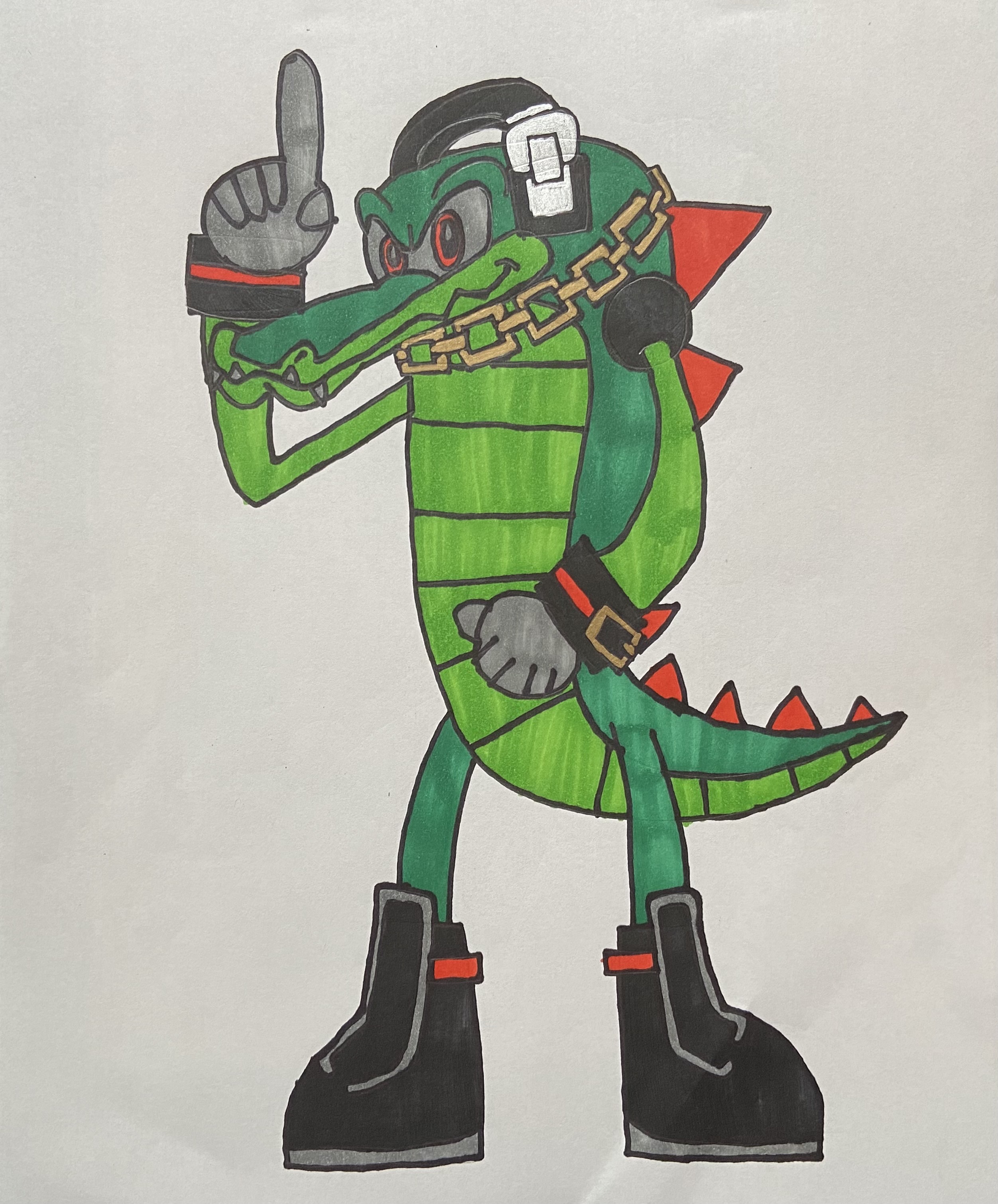 Multiverse Characters 156: Vector the Crocodile by zoomMF2005 on DeviantArt