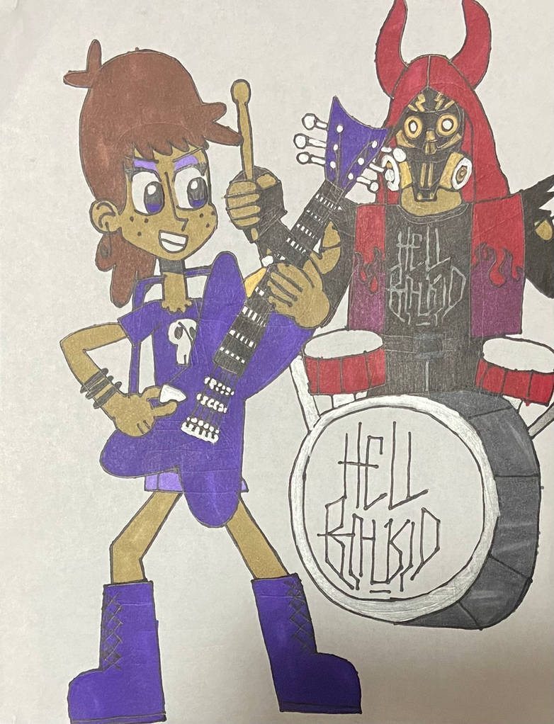 Luna Loud and Fuego rocking out by zoomMF2005 on DeviantArt