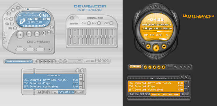 Spring Winamp3 Designs