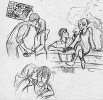 SNK- Bertholdt n' Annie sketches