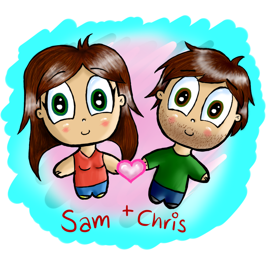 Chibi Sam + Chris by CwieChanti on DeviantArt