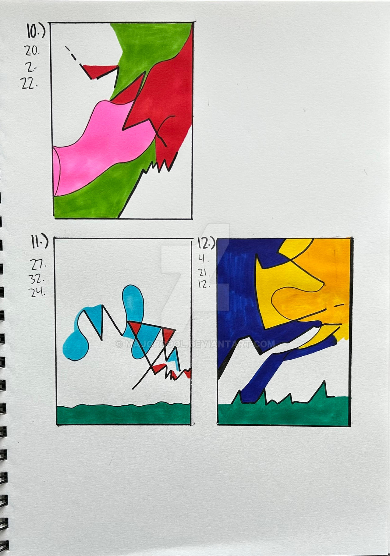 Abstract in Line (Art Assignment 4/4) by MajorCool on DeviantArt