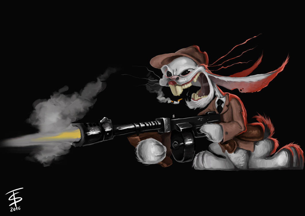 Gangsta Rabbit by TeodorStanev on DeviantArt