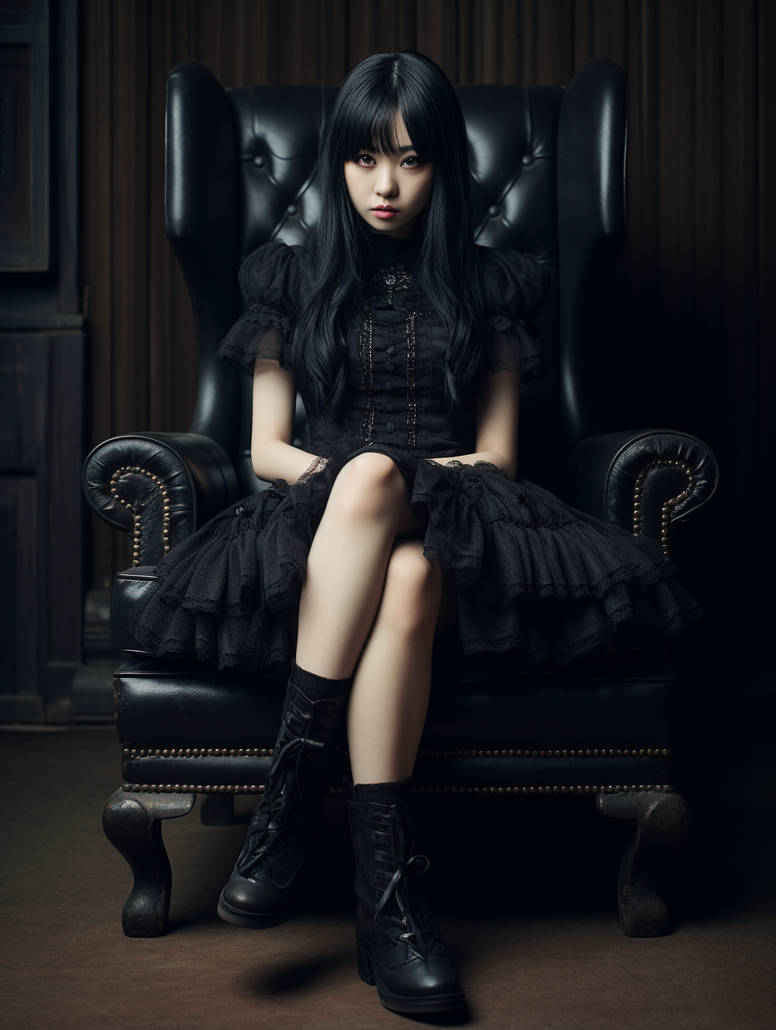 Japanese Goth Girl by MarkusReeve on DeviantArt