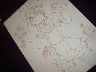 wip - with sepia copic from i kawaii girl =)