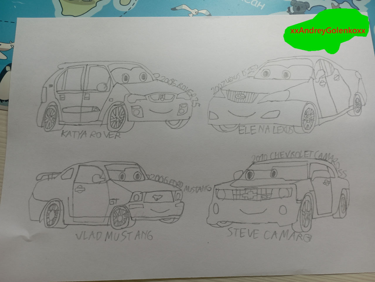 Deviantart Cars Draw Cars OC And Anthro Cars Drawing On Paper by xxAndreyGolenkoxx on DeviantArt