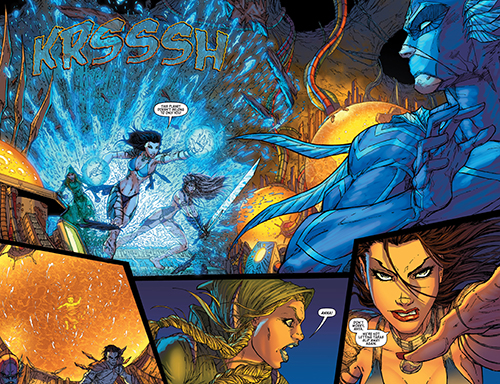 Fathom: The Elite Saga #4 page 16-17 COLOR Final