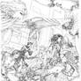 Titans #13 page 01 pencils