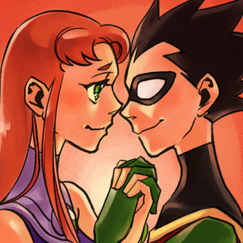 Robin x Starfire