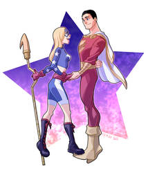 Captain Marvel and Stargirl