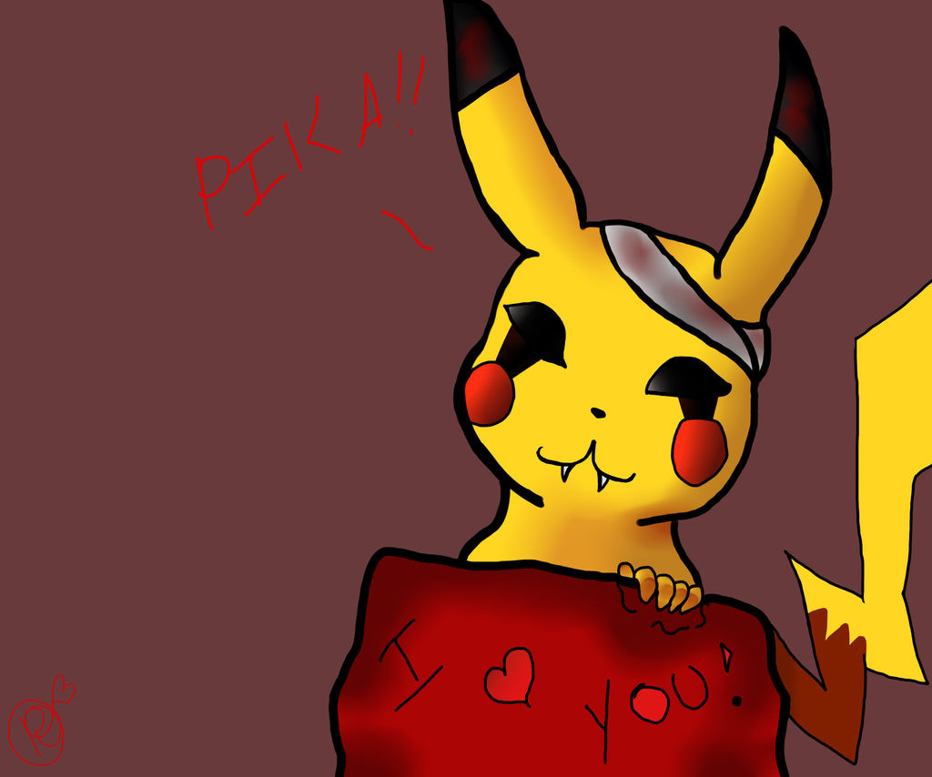 Creepy Pikachu by Ryokohikari on DeviantArt