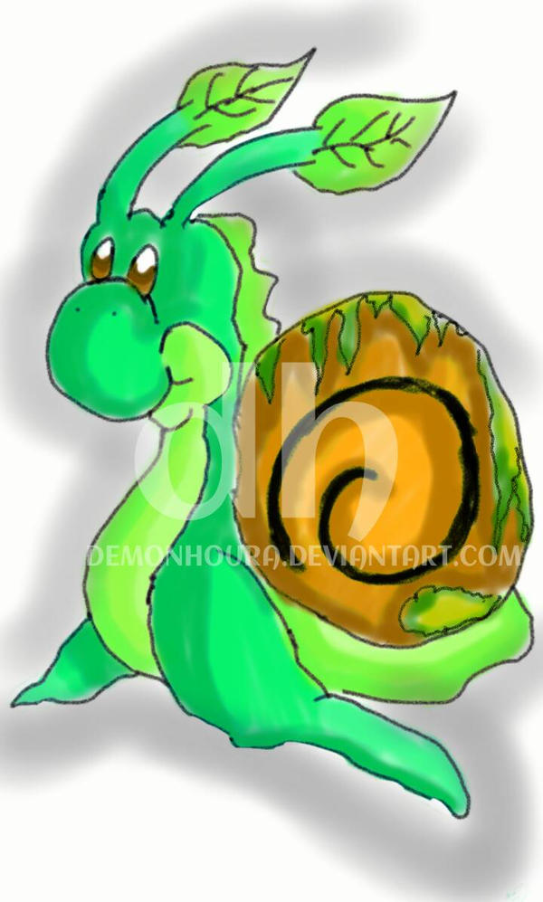 Henshin - Algae Snail Pokemon by DemonHoura on DeviantArt