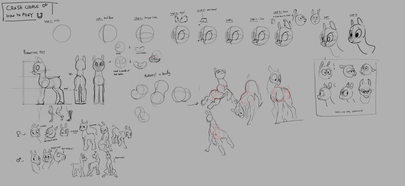 Pony tutorial by Alumx on DeviantArt