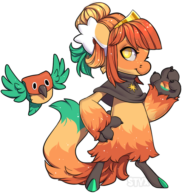 134 - Sun Conure by TheKingdomOfGriffia