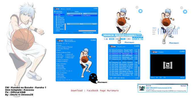 [Skin Winamp] Kuroko no Basuke - Kuroko 1