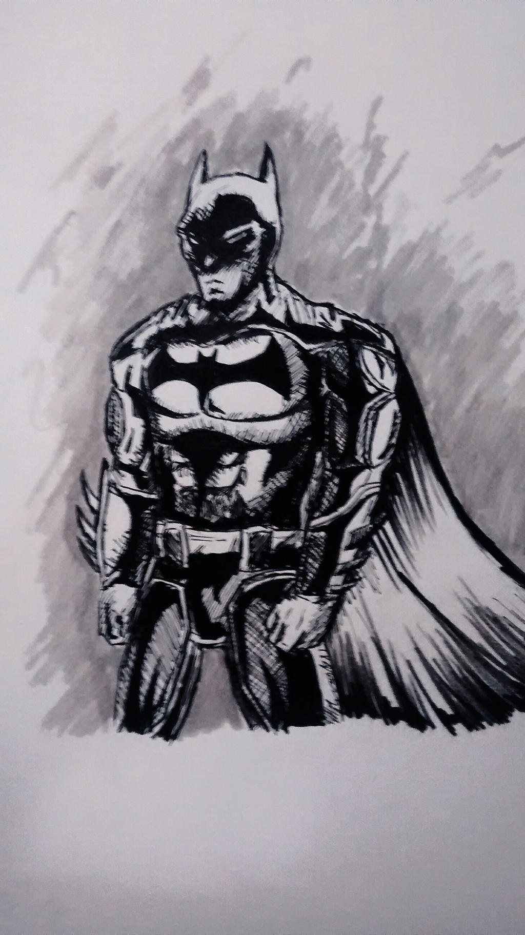 Batman Comic Ink Batman Ink by taffz on DeviantArt