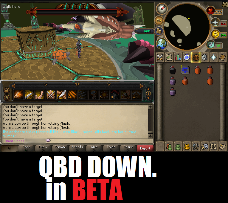 testing out QBD in beta