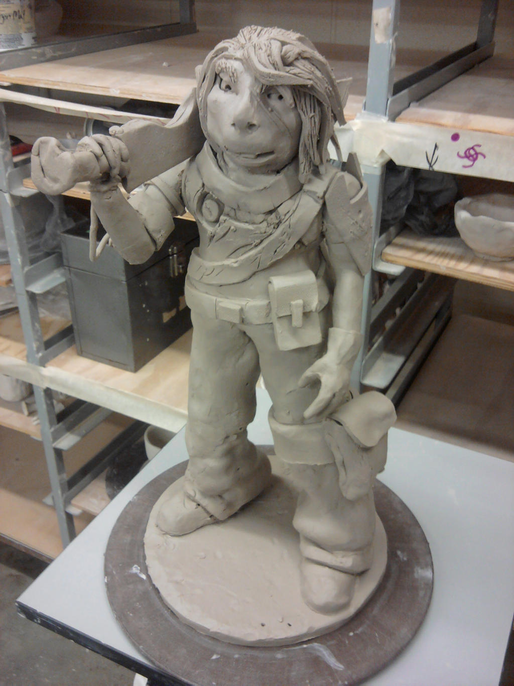 ceramics 4: project 2 ( BIGGER FIGURE )