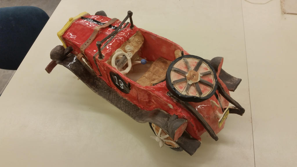 ceramic project ( my race car ) finished 3