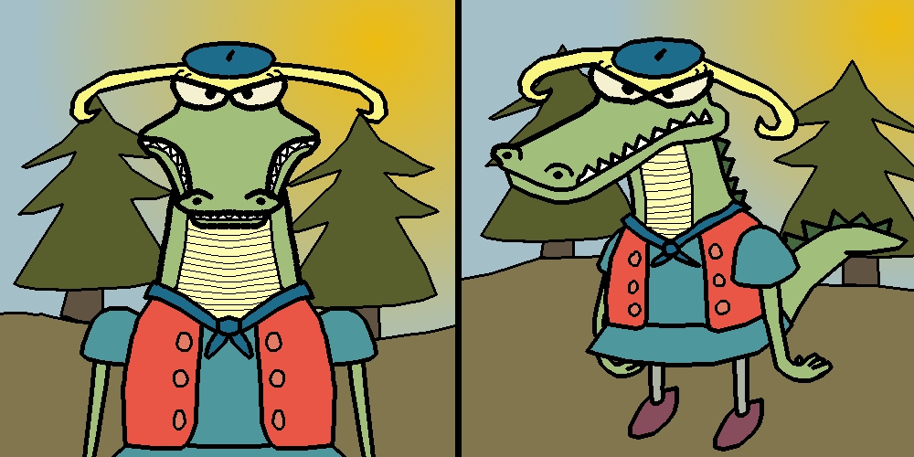 Gretchen The Alligator by Roebot56 on DeviantArt