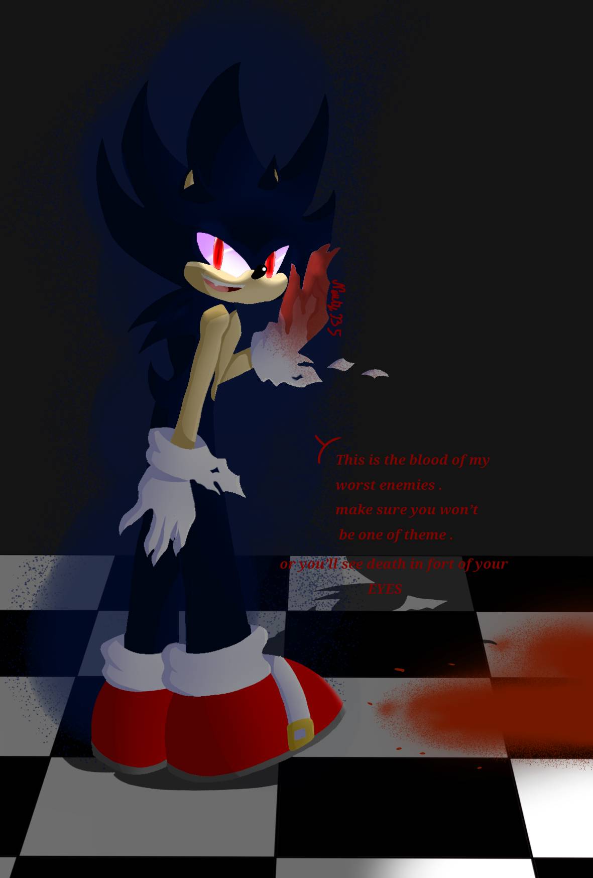 Dark Sonic 2023 by Bonetail999 on DeviantArt