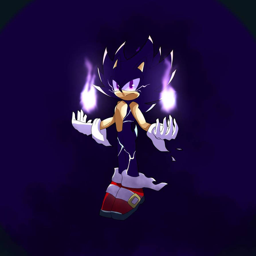 Hyper sonic OP!  Sonic and shadow, Sonic art, Dark fantasy art