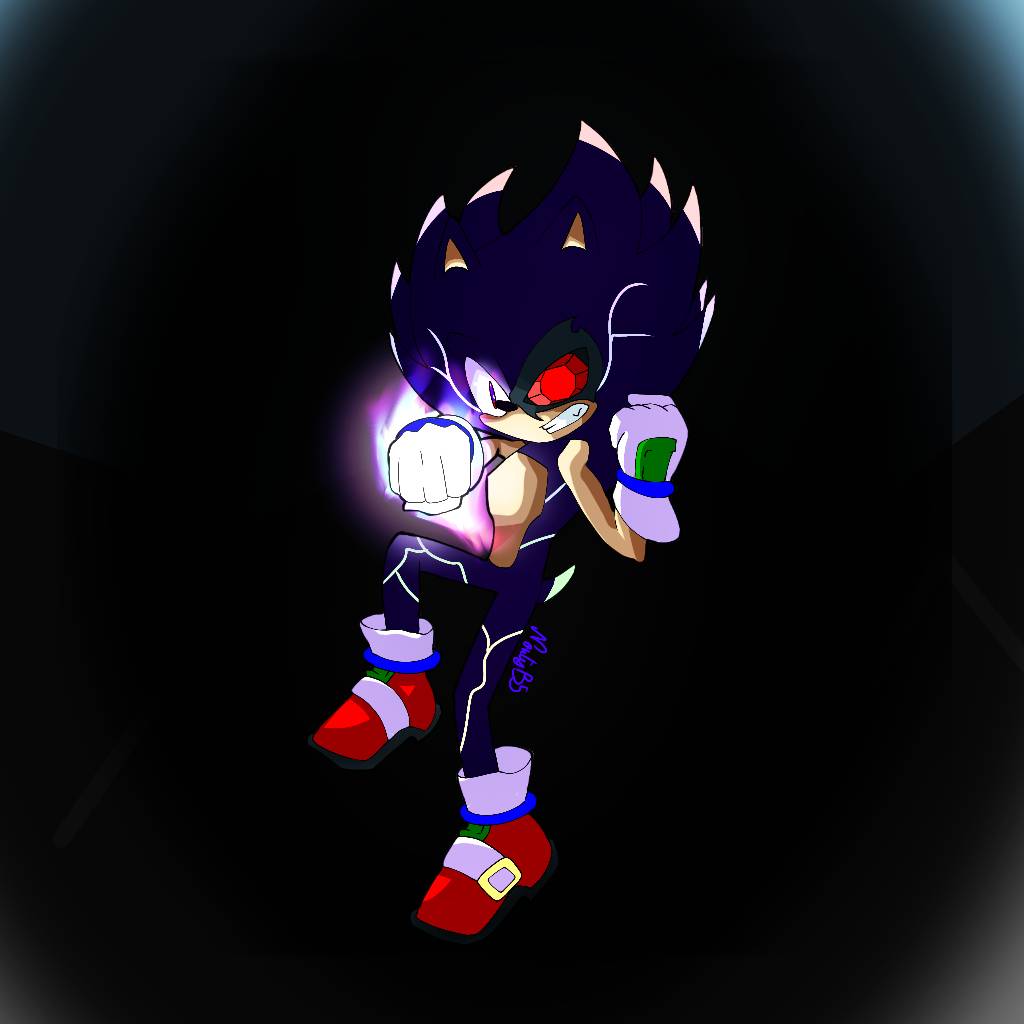 Hyper Sonic Black (Aura) by Sangata099 on DeviantArt