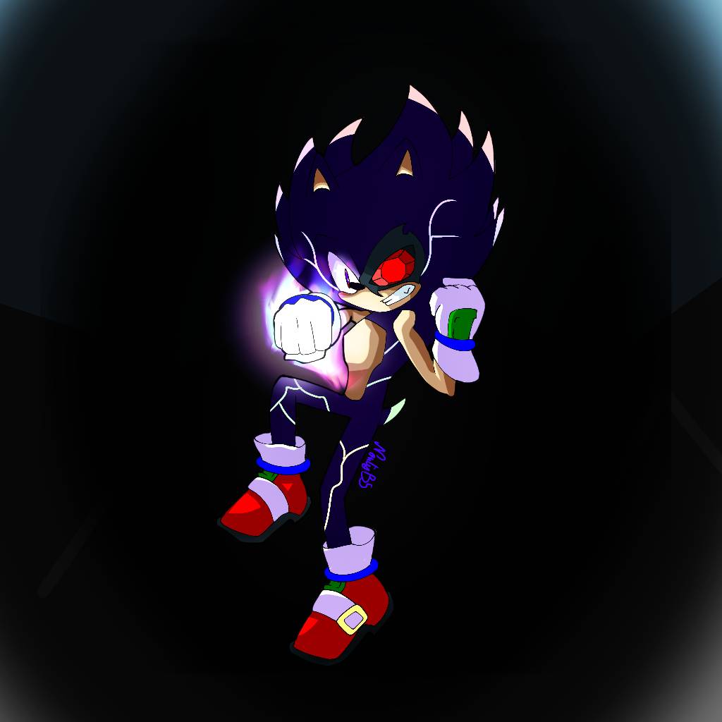 ArtStation - hyper sonic x dark sonic