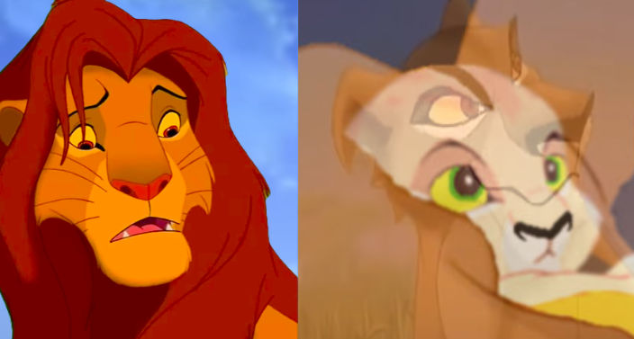 Simba Anthropomorphized Simba sees the resemblance by LaceytheImaginator on DeviantArt