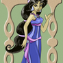 Jasmine as Megara - Colored