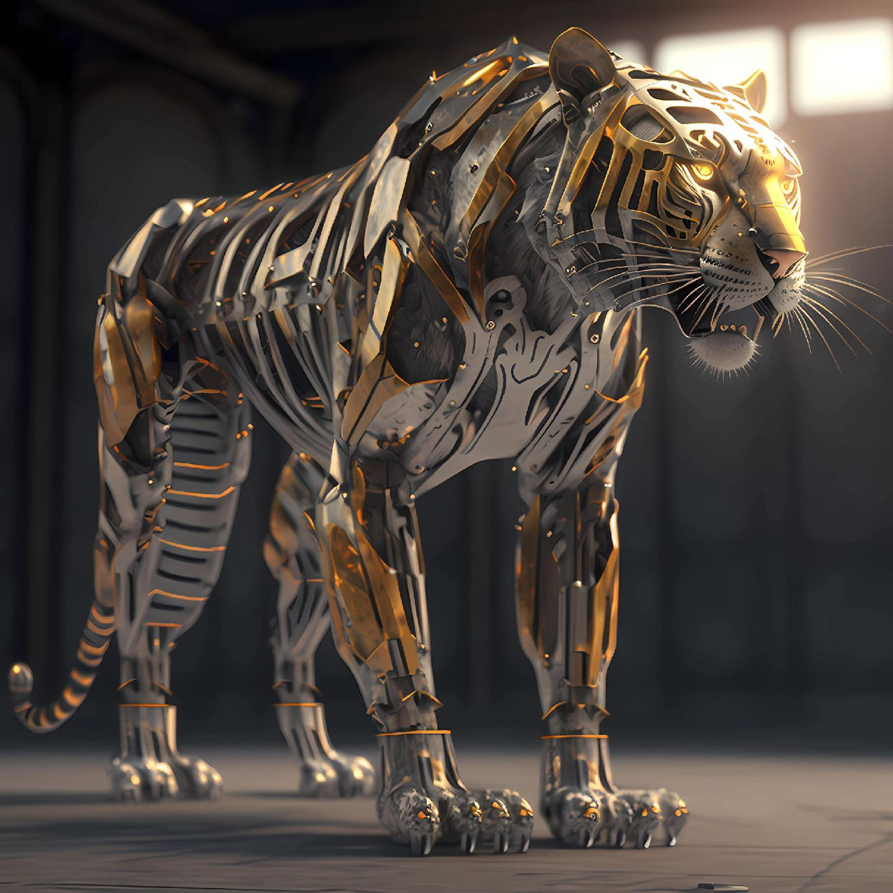 mechanical tiger by MIOO001 on DeviantArt