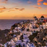 Oia: A Sunset Panorama