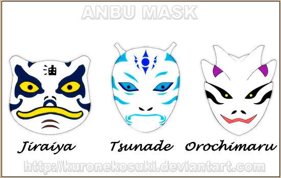 ANBU Mask 4 by kuronekosuki on DeviantArt