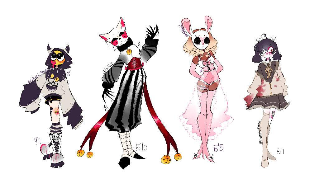 Slasher Ocs pt.1 by GhxstArcade on DeviantArt