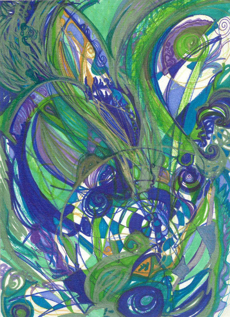 Blue mess by bykimber on DeviantArt