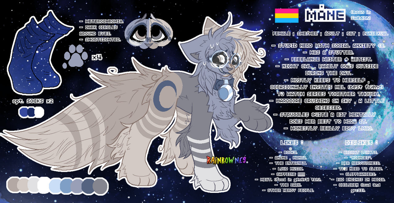 Deviantart Re Upload (REUPLOAD) MOON REF SHEET by RAiNBOWNES on DeviantArt
