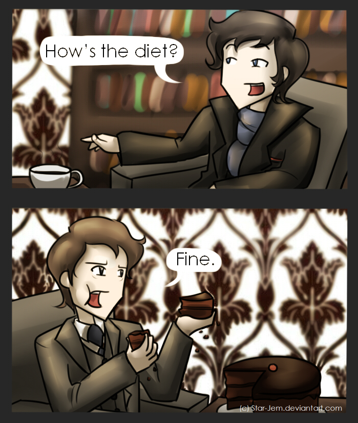 Sherlock: How's the diet Mycroft?